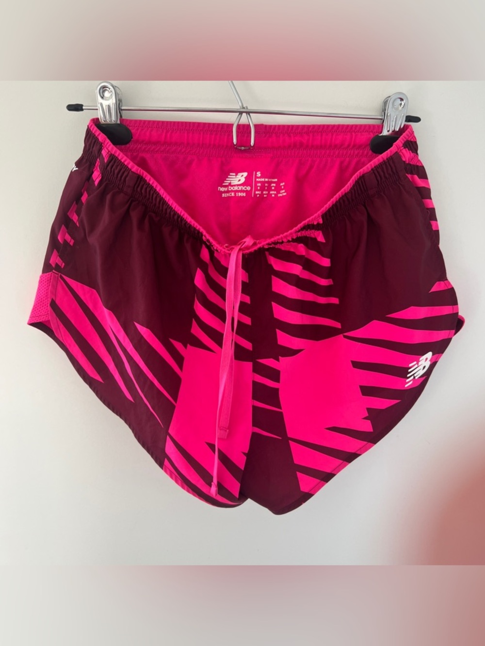 New Balance Pink Impact Run 3 Inch Split Shorts